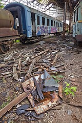 Image showing Abandoned Carriage