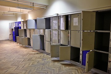 Image showing Lockers