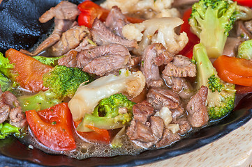 Image showing meat with vegetables