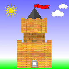 Image showing Brick Castle