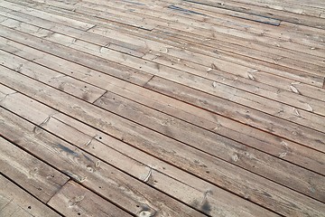 Image showing Wood deck