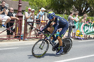 Image showing The Cyclist Ruben Plaza Molina - Tour de France 2014