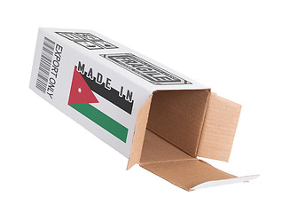Image showing Concept of export - Product of Jordan
