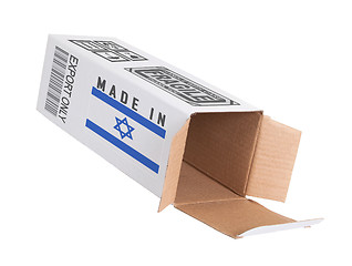 Image showing Concept of export - Product of Israel