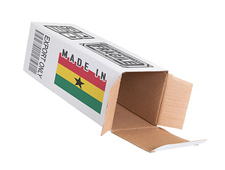 Image showing Concept of export - Product of Ghana