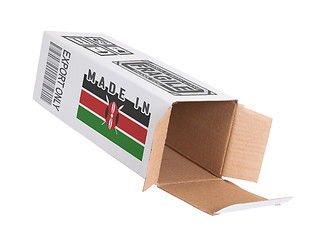 Image showing Concept of export - Product of Kenya