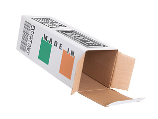 Image showing Concept of export - Product of Ireland