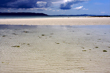 Image showing  sky sand  and isle