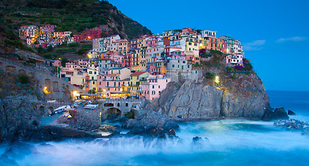 Image showing Manarola fisherman village in Cinque Terre, Italy 