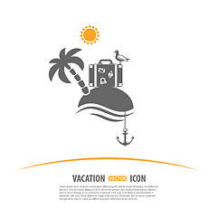 Image showing Tourism and Vacation Logo