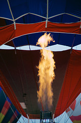 Image showing flame of hot air balloon