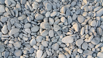 Image showing Sea pebbles background