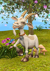 Image showing Happy Goat
