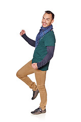 Image showing Excited young man