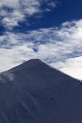 Image showing Winter mountains at morning