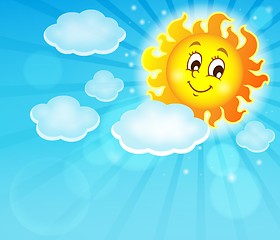 Image showing Image with happy sun theme 6