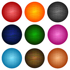 Image showing Colorful Spheres