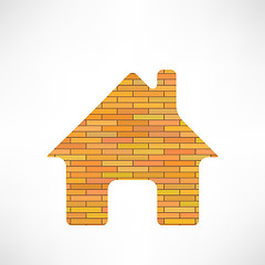 Image showing Brick Home Icon