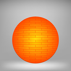 Image showing Orange Sphere