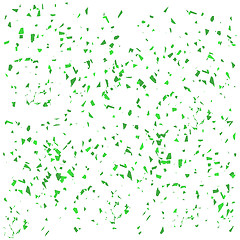 Image showing Green Paper Confetti