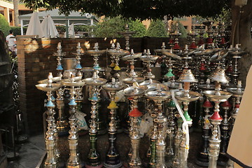 Image showing Hookah waiting to serve clients 4739