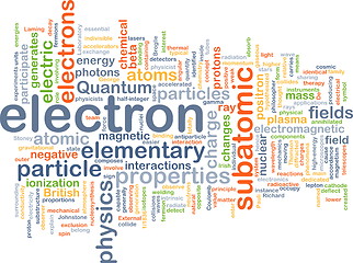 Image showing Electron background concept