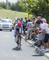 Image showing The Cyclist Nelson Oliveira - Tour de France 2014