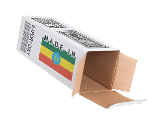 Image showing Concept of export - Product of Ethiopia