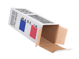 Image showing Concept of export - Product of France