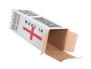 Image showing Concept of export - Product of England