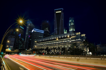 Image showing Light trails