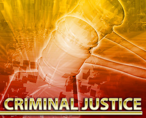 Image showing Criminal justice Abstract concept digital illustration