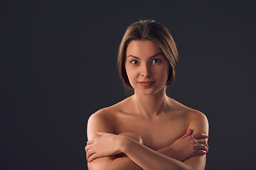 Image showing Closeup of woman