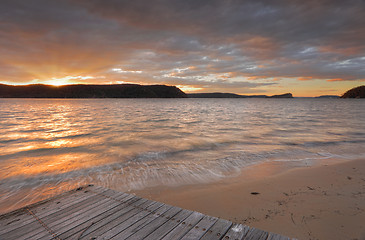 Image showing Pittwater sunset