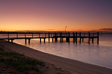 Image showing Shoalhaven river at dawn