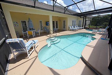 Image showing Pool, Spa and Lanai