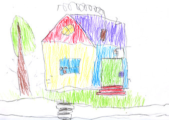 Image showing Kid\'s drawing