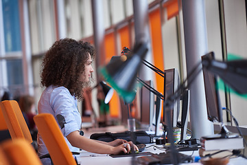 Image showing Modern business woman in the office