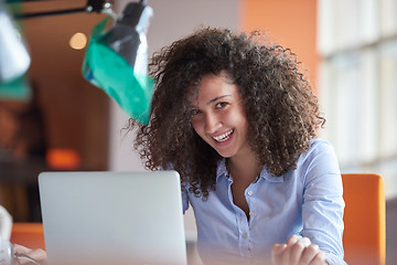 Image showing Modern business woman in the office