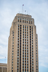 Image showing Kansas City skyline at sunrise