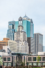 Image showing Kansas City skyline at sunrise