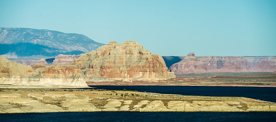 Image showing scenery near lake powell arizona