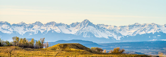 Image showing at the foothills of colorado rockies