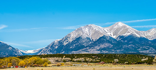 Image showing colorado rocky mountains near monarch pass