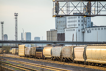 Image showing Kansascity  USA freight trains