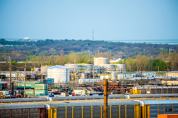 Image showing Kansascity  USA freight trains