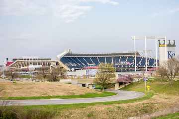 Image showing football and baseball  sports stadium