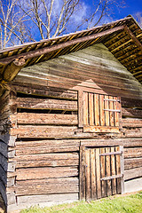 Image showing preserved histric wood house