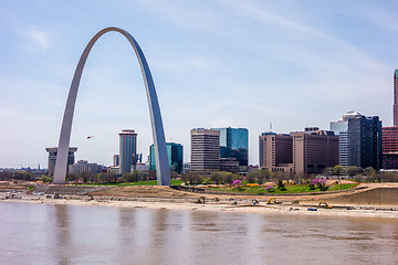 Image showing saint louis missouri downtown at daylight