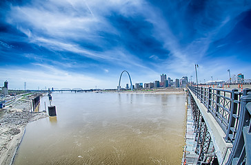 Image showing saint louis missouri downtown at daylight